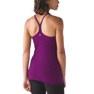 Lululemon Power Y Tank Chilled Grape size 12